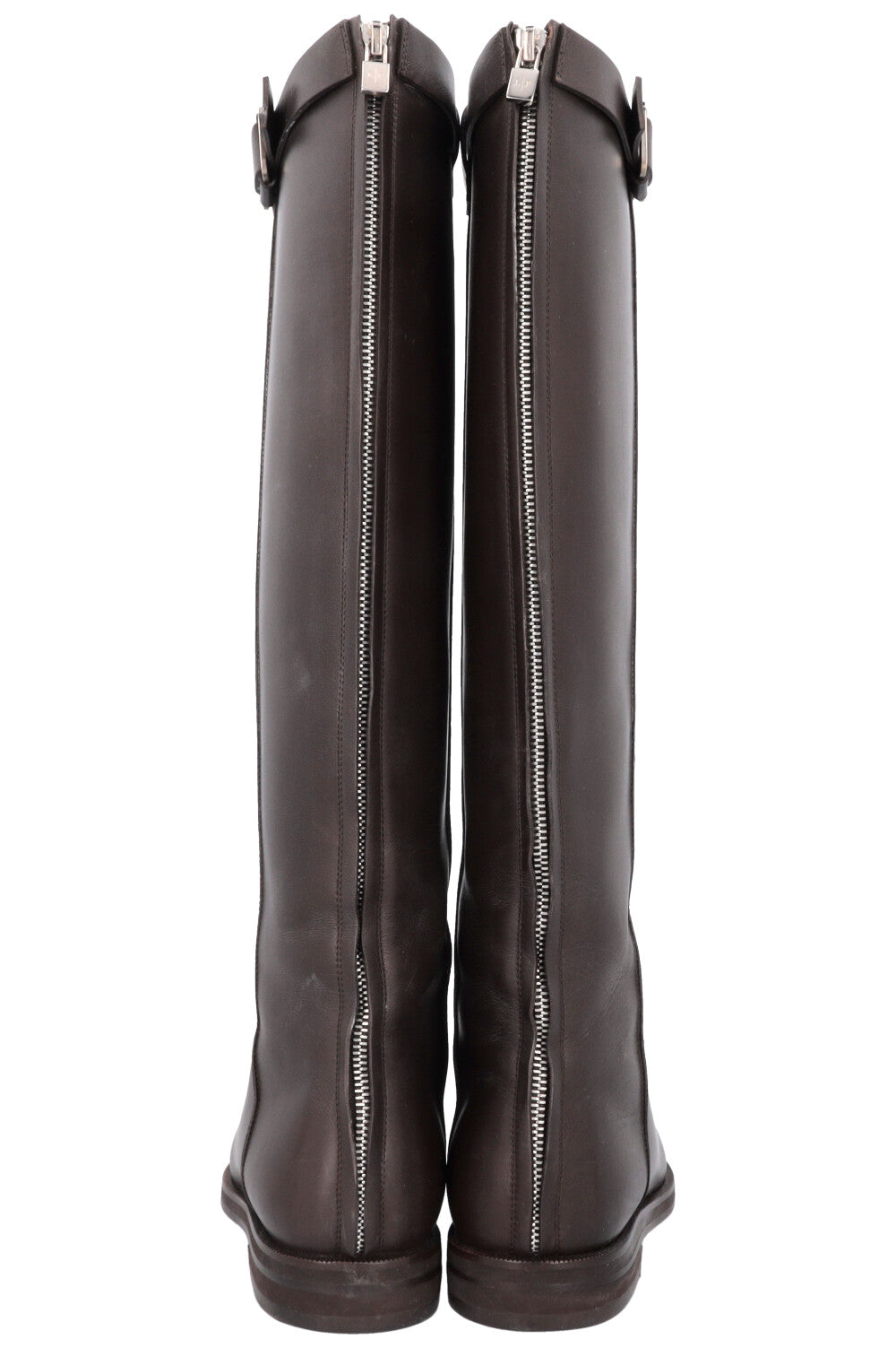 LORO PIANA Buckled High Boots Brown