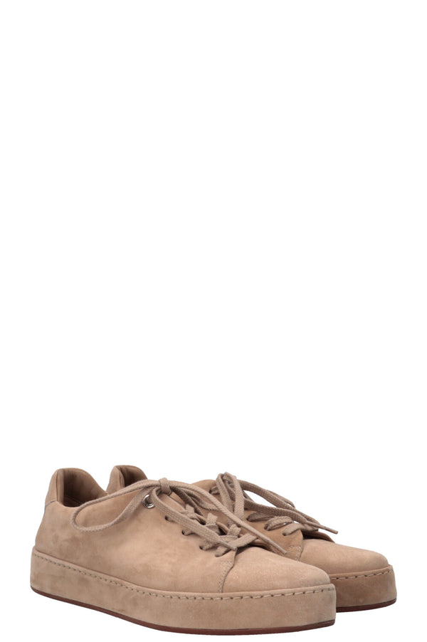 LORO PIANA Voyager Sneaker Suede Beige