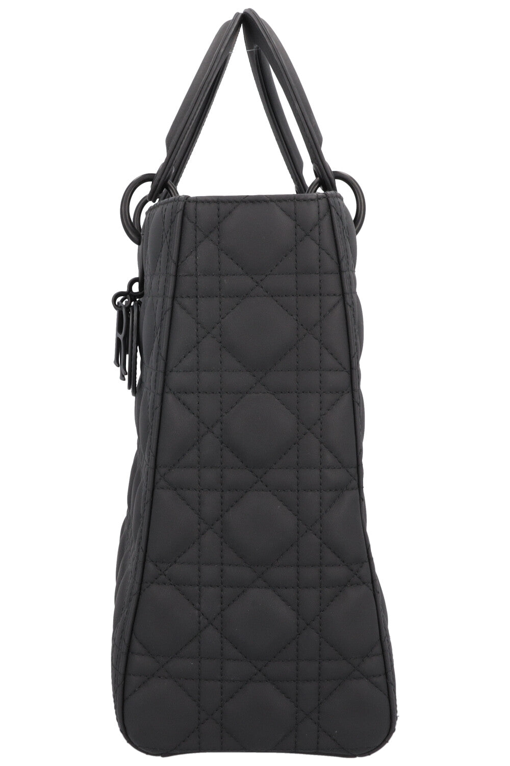 CHRISTIAN DIOR Large Lady Dior Bag So Black