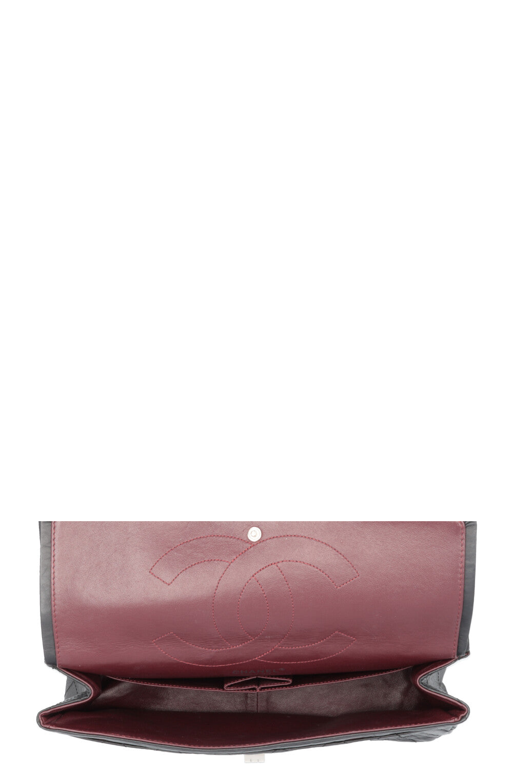 CHANEL Large 2.55 Reissue Crossbody Bag Leather Black