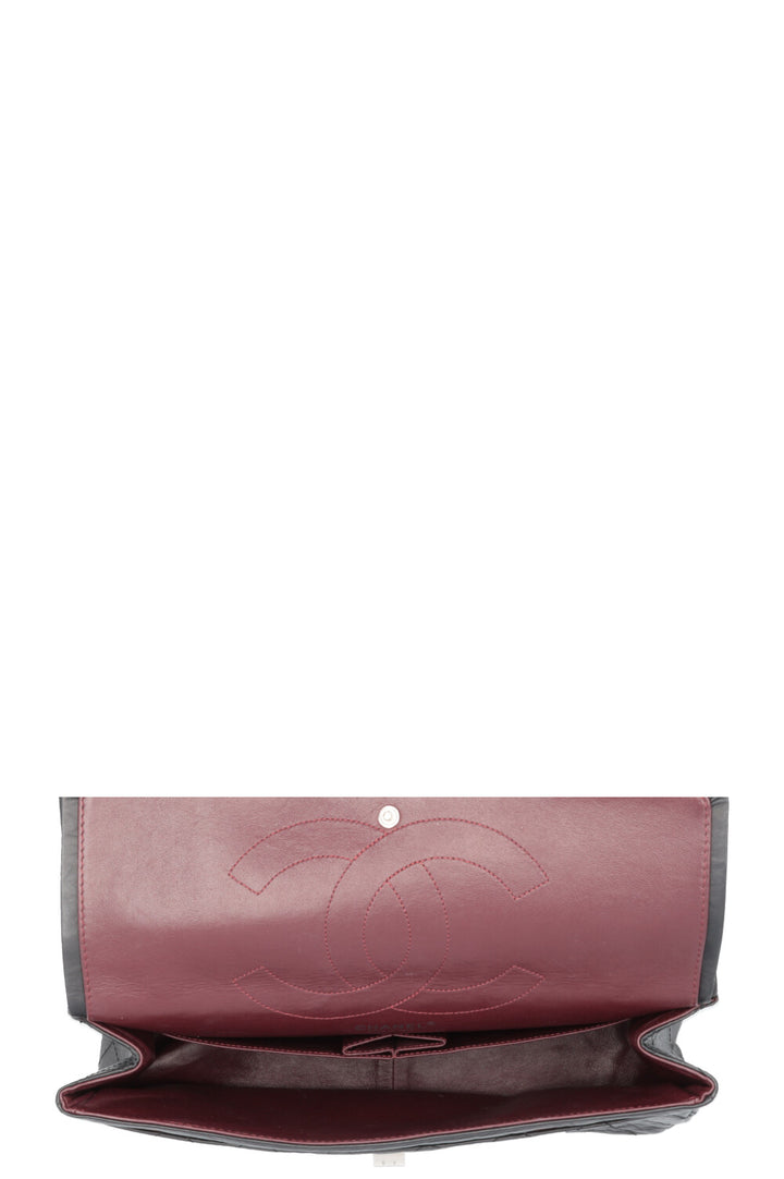 CHANEL Large 2.55 Reissue Crossbody Bag Leather Black