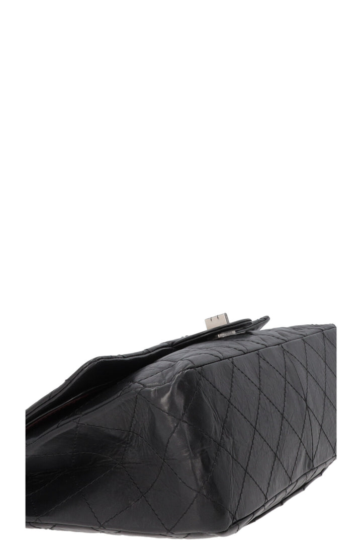 CHANEL Large 2.55 Reissue Crossbody Bag Leather Black