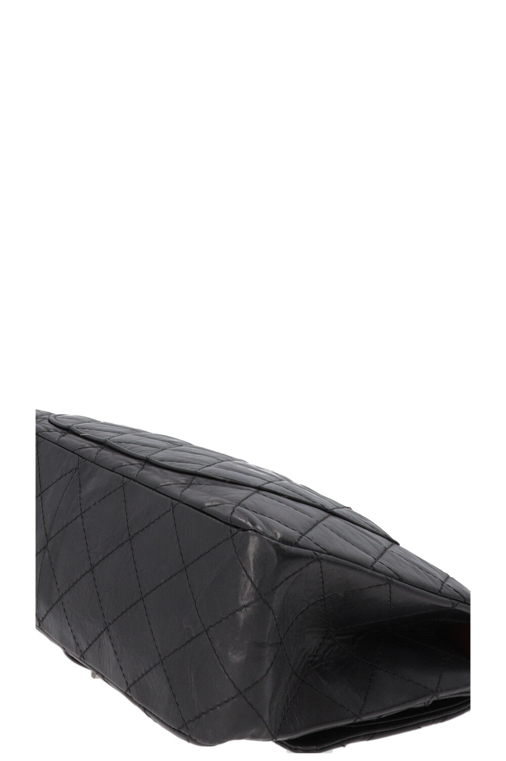 CHANEL Large 2.55 Reissue Crossbody Bag Leather Black