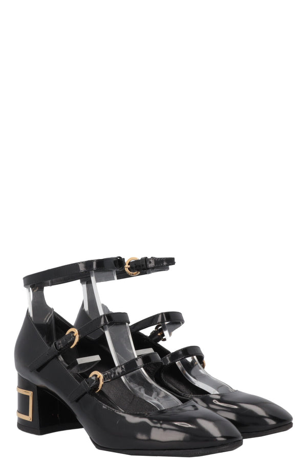 LOUIS VUITTON LV Heels Patent Black