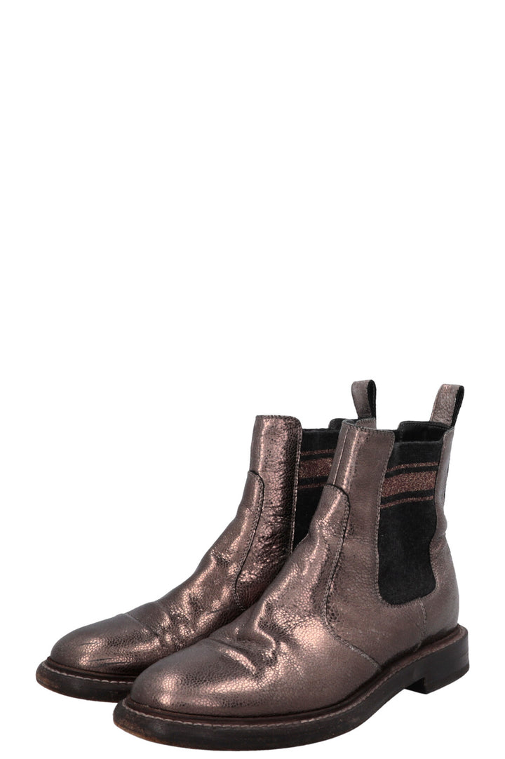 BRUNELLO CUCINELLI Ankle Boots Metallic