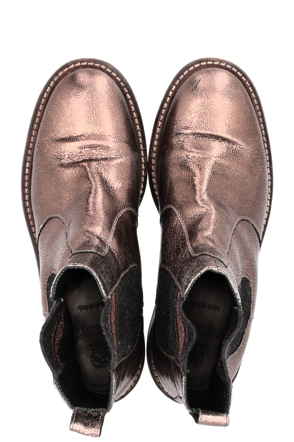 BRUNELLO CUCINELLI Ankle Boots Metallic