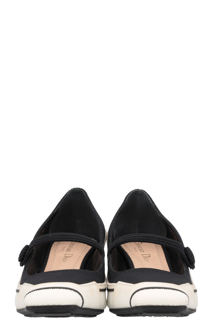 CHRISTIAN DIOR Mot Heels Black White
