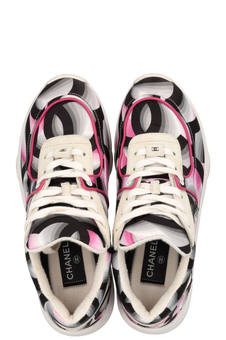 CHANEL CC Tennis Sneaker White