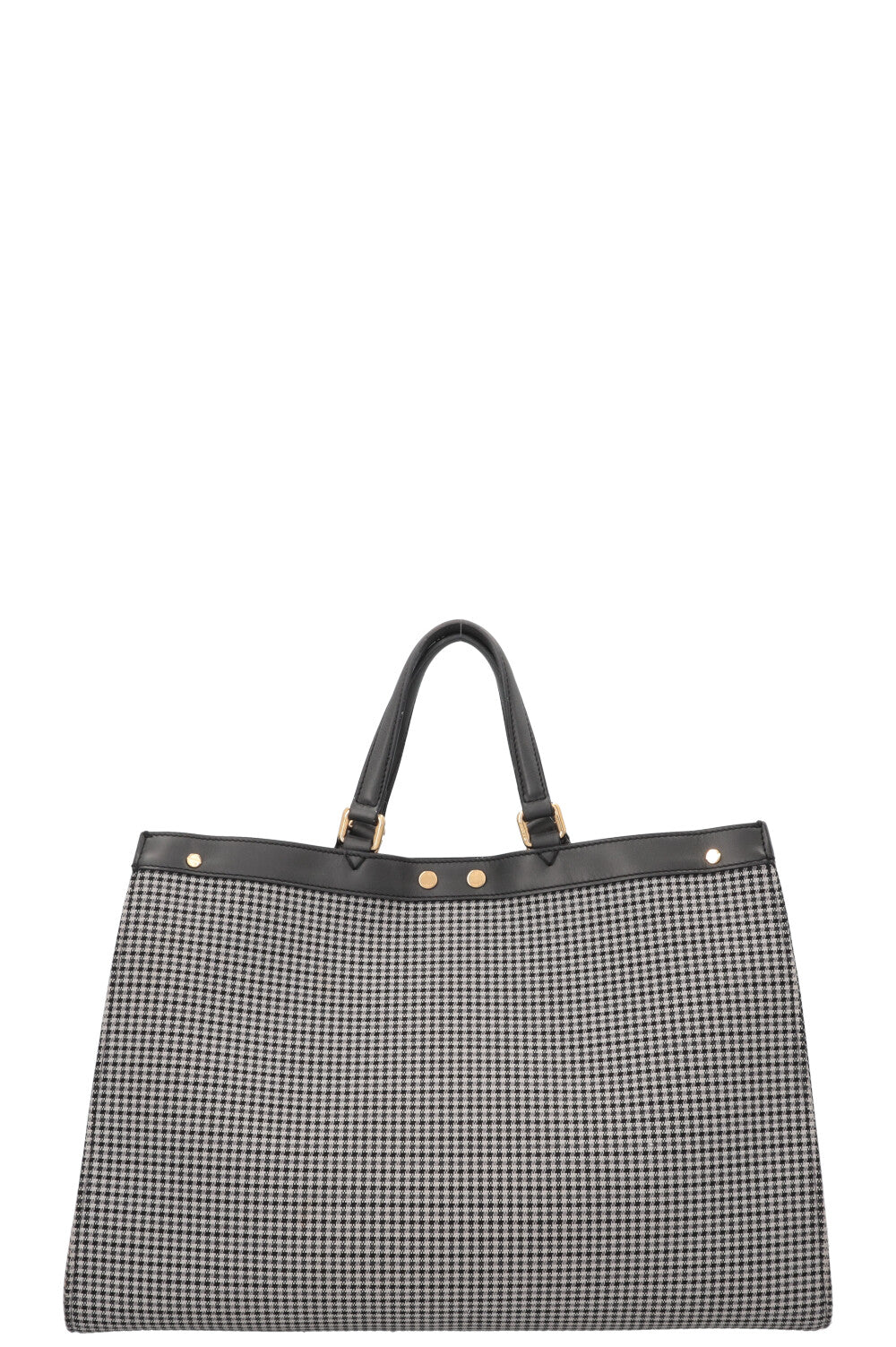FENDI Peekaboo Zucca Print Tote Bag Petrol