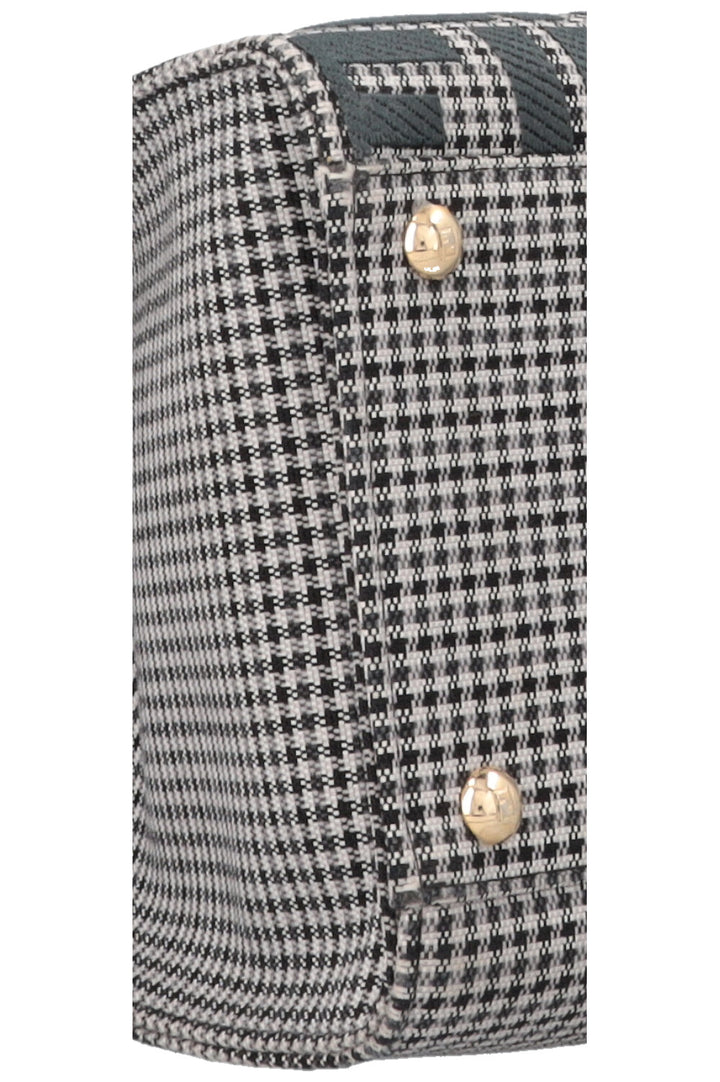 FENDI Peekaboo Zucca Print Tote Bag Petrol