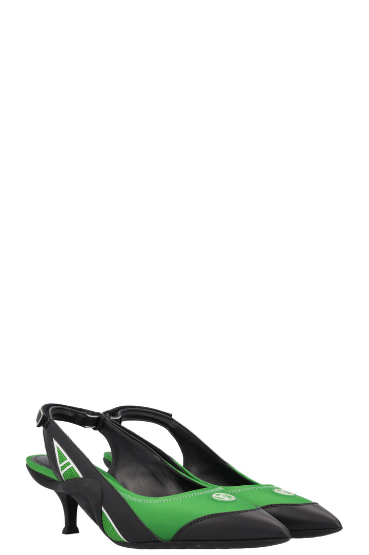 LOUIS VUITTON Archlight Heels Green Black