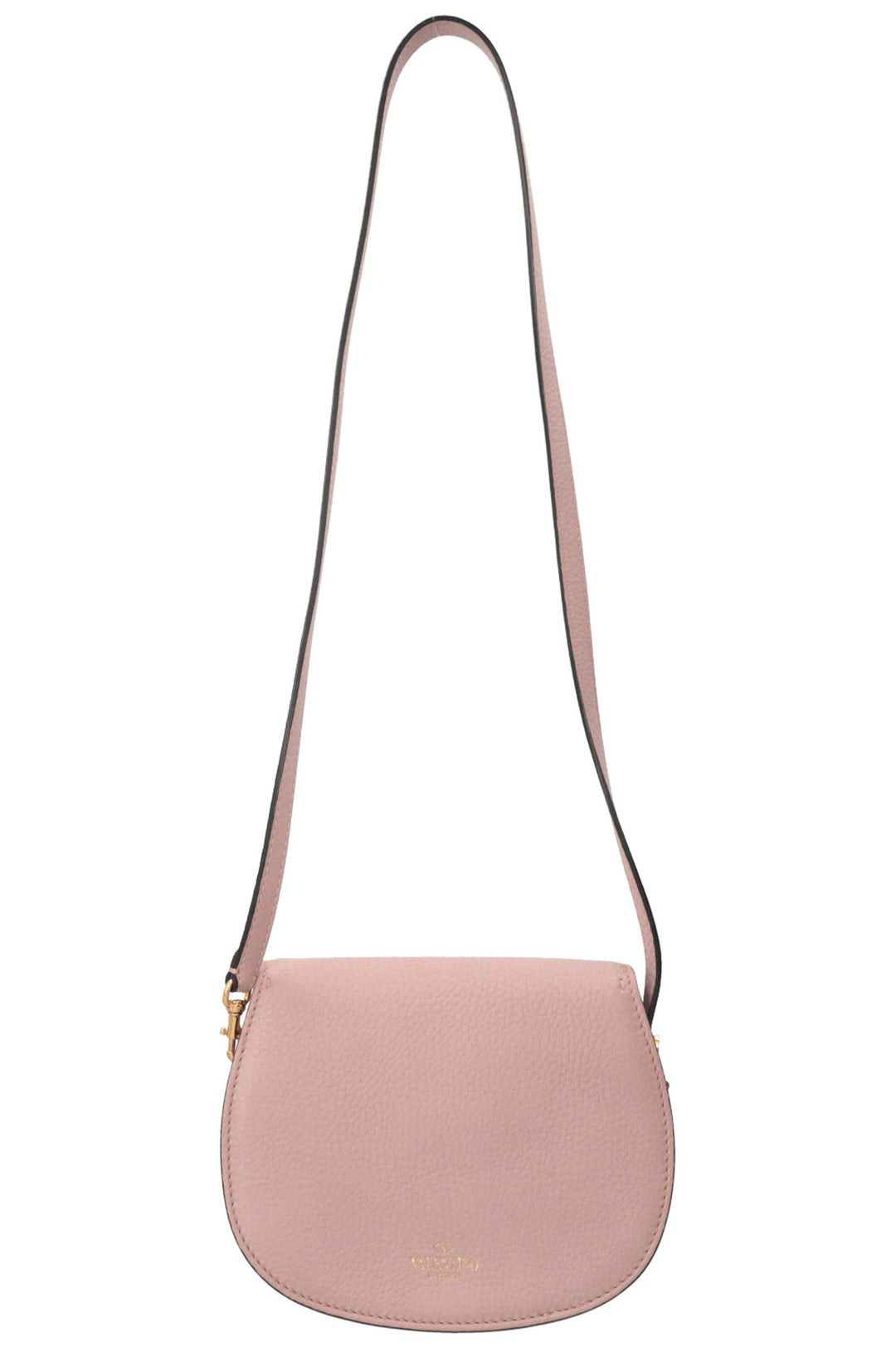 VALENTINO My Rockstud Saddle Bag Leather Blush Pink