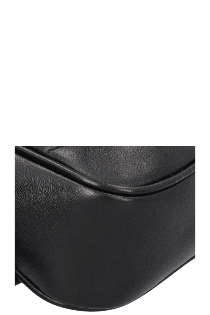 GUCCI Marmont Quilted Square Belt Bag Black
