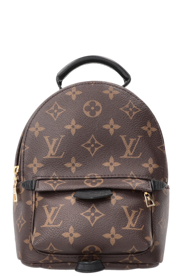 LOUIS VUITTON Palm Springs Backpack Mini MNG Canvas