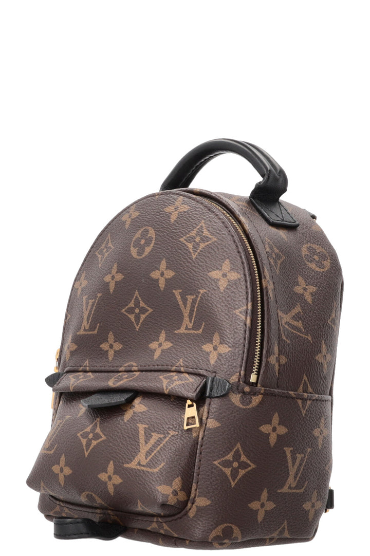 LOUIS VUITTON Palm Springs Backpack Mini MNG Canvas