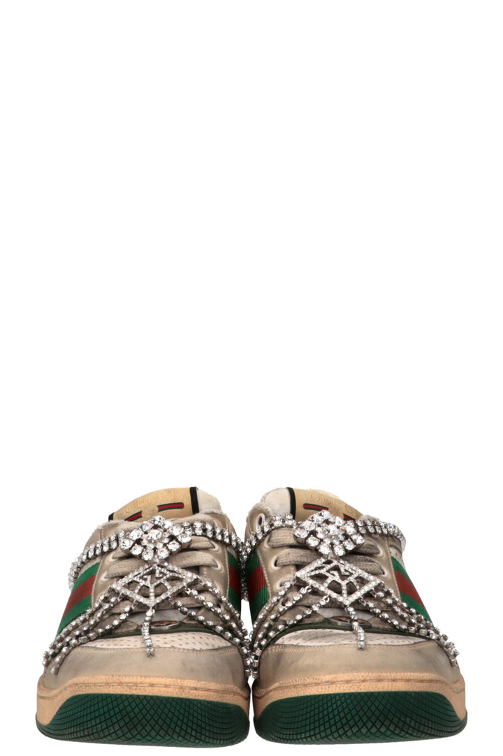 GUCCI Screener Art Deco GG Sneakers Grey