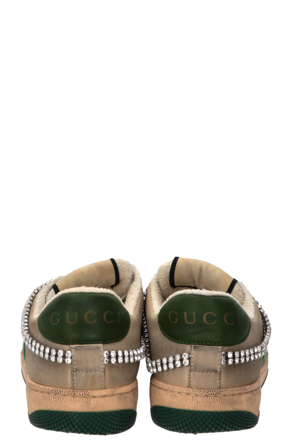 GUCCI Screener Art Deco GG Sneakers Grey