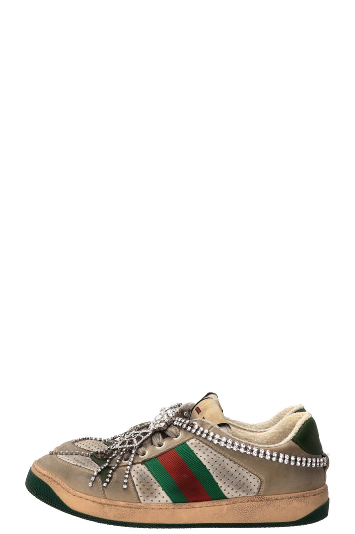 GUCCI Screener Art Deco GG Sneakers Grey