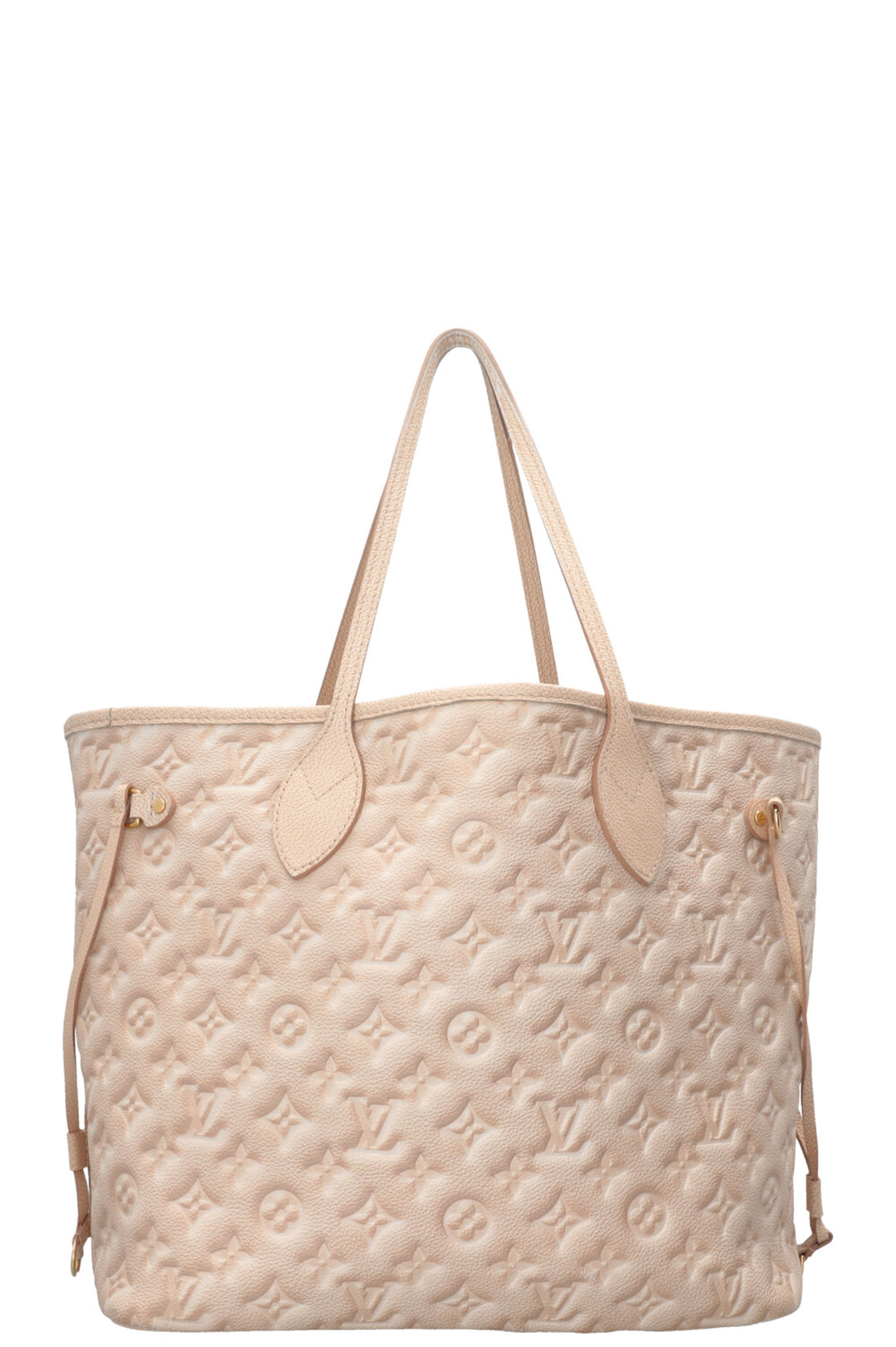 LOUIS VUITTON Stardust Empreinte Neverfull MM Leather Beige