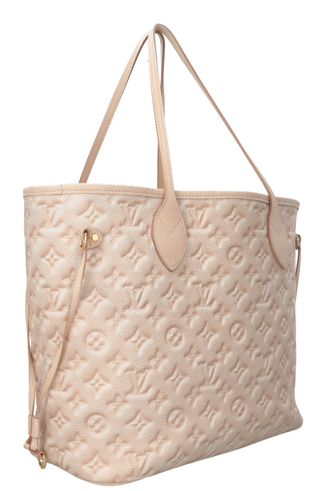 LOUIS VUITTON Stardust Empreinte Neverfull MM Leather Beige