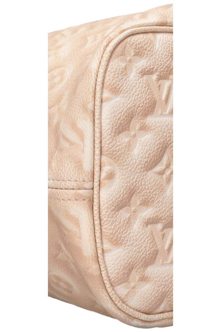 LOUIS VUITTON Stardust Empreinte Neverfull MM Leather Beige