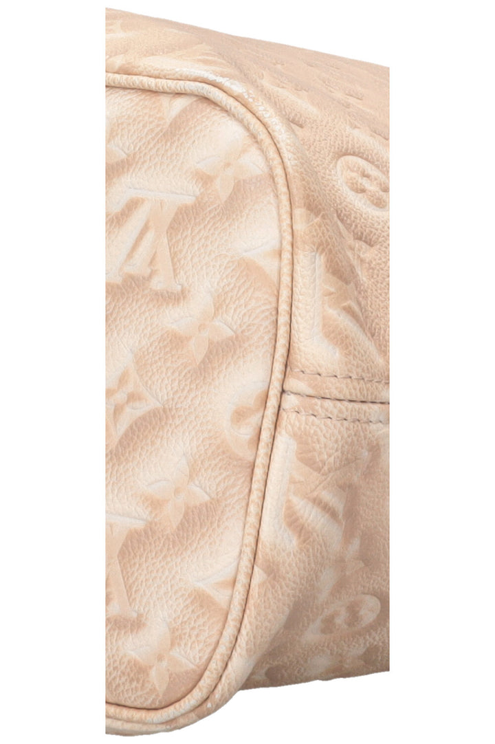 LOUIS VUITTON Stardust Empreinte Neverfull MM Leather Beige