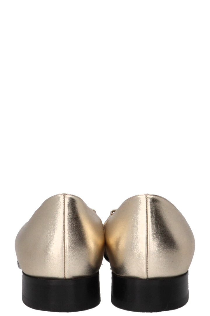 VALENTINO Valet Du Roi Ballerinas Gold