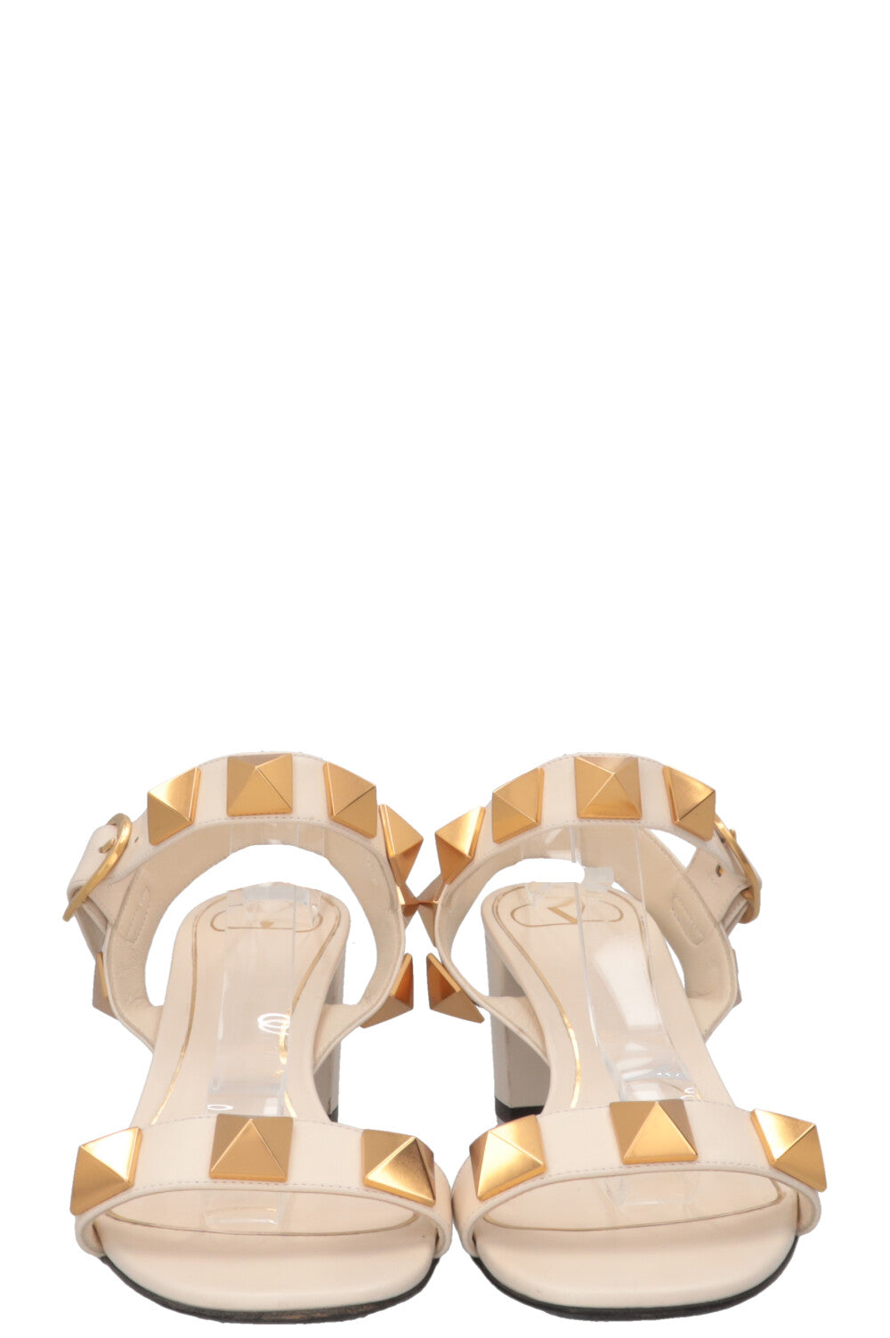 VALENTINO Roman Studs Sandals Ivory