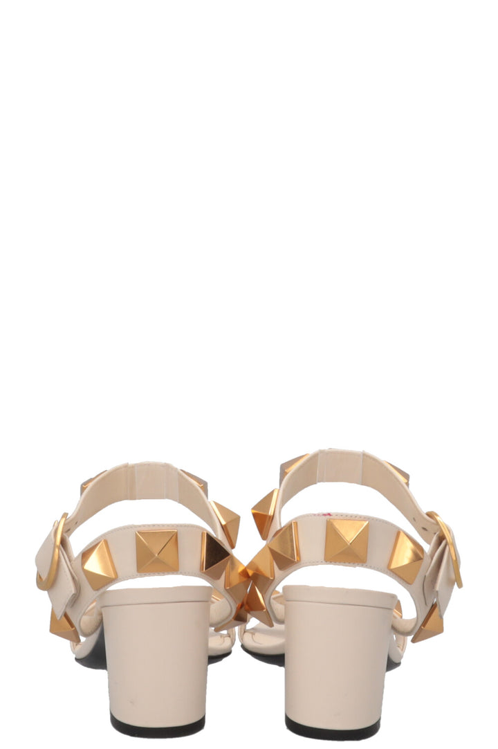 VALENTINO Roman Studs Sandals Ivory