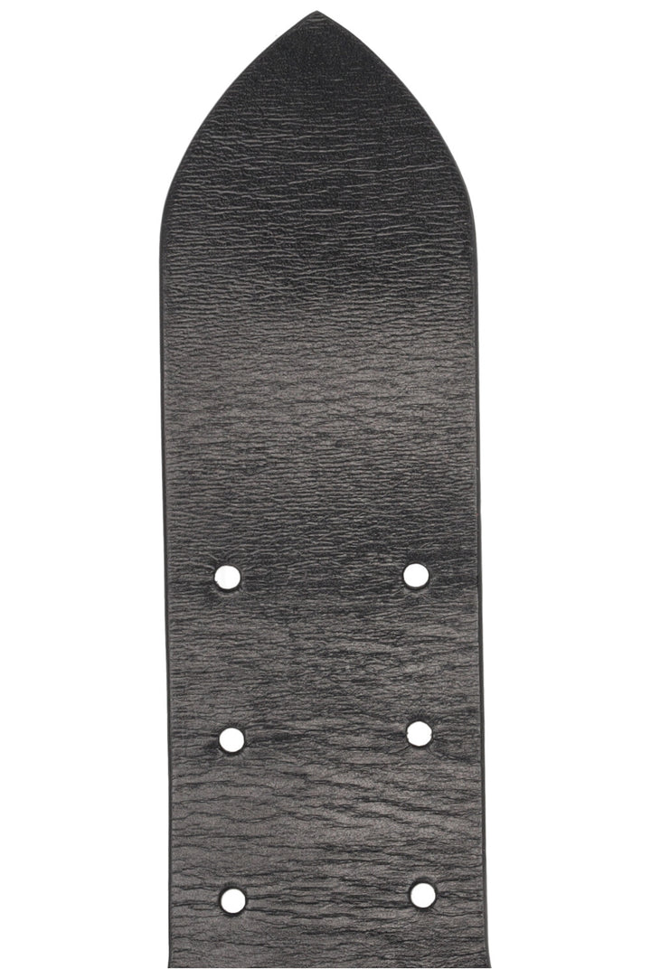 ALAÏA Laser Cut Waist Belt Leather Black