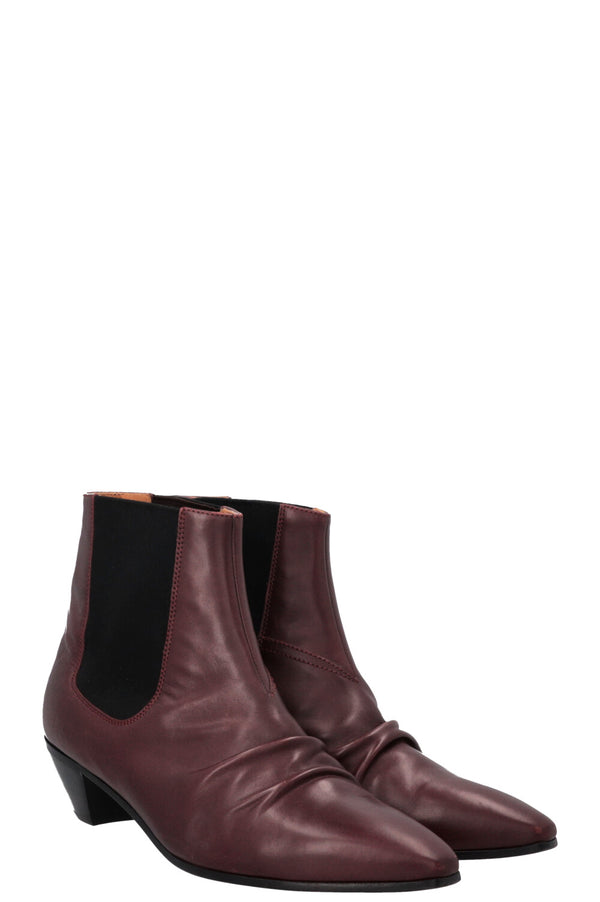 Bottines CÉLINE John Bordeaux