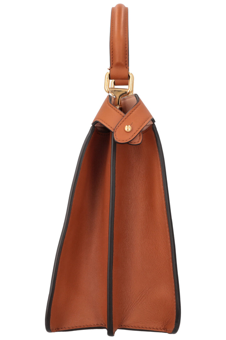 FENDI Peekabo Iseeu Medium Leather Cognac