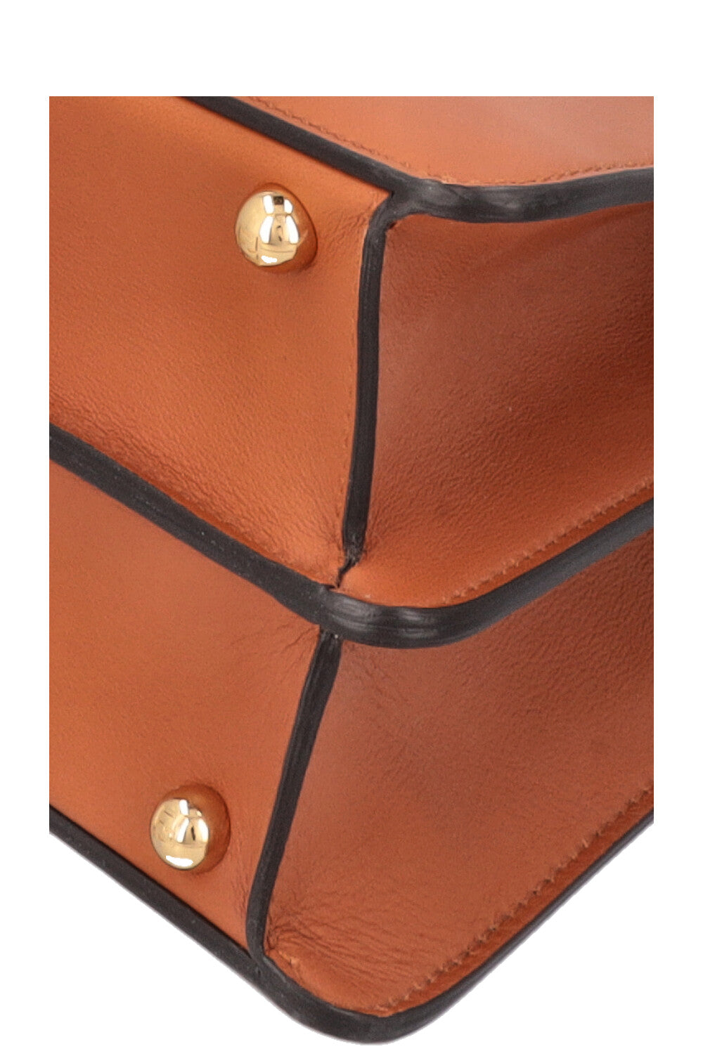 FENDI Peekabo Iseeu Medium Leather Cognac