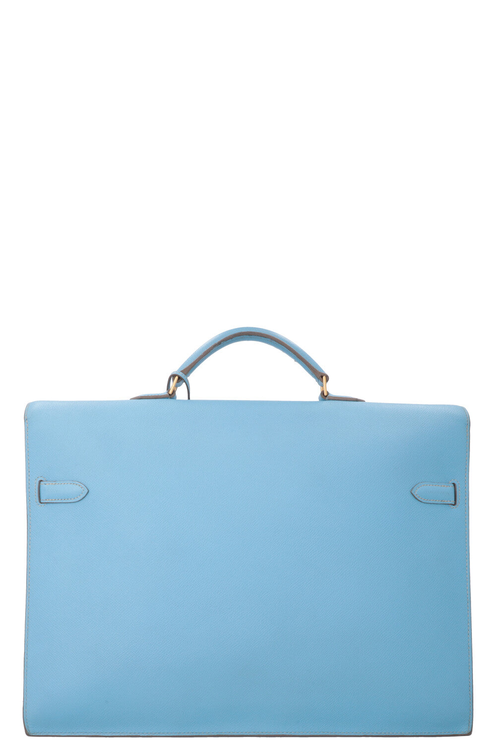 HERMÈS Kelly Depeches 38 Briefcase Blue Epsom