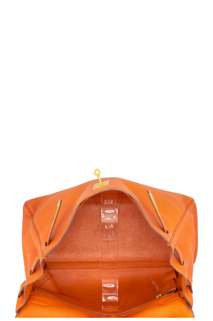 HERMÈS Kelly 35 Clémence Orange