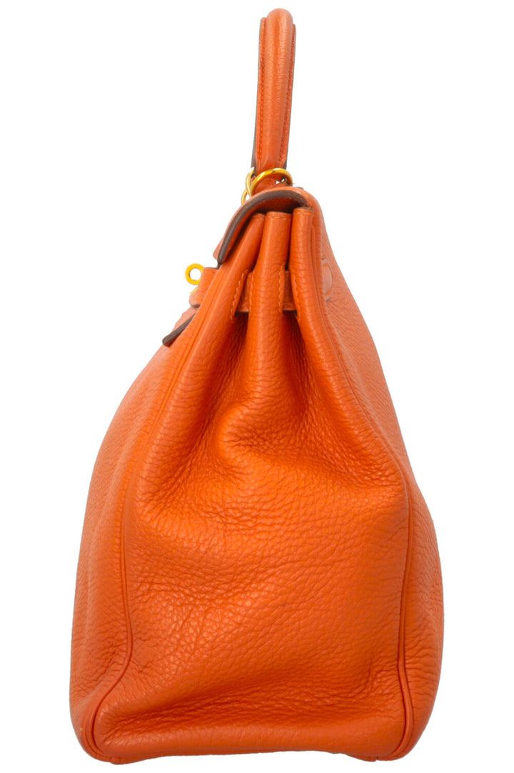 HERMÈS Kelly 35 Clémence Orange