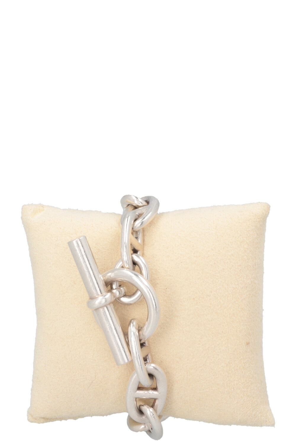 HERMÈS Chaîne D'Ancre Bracelet Grand Modèle Argent