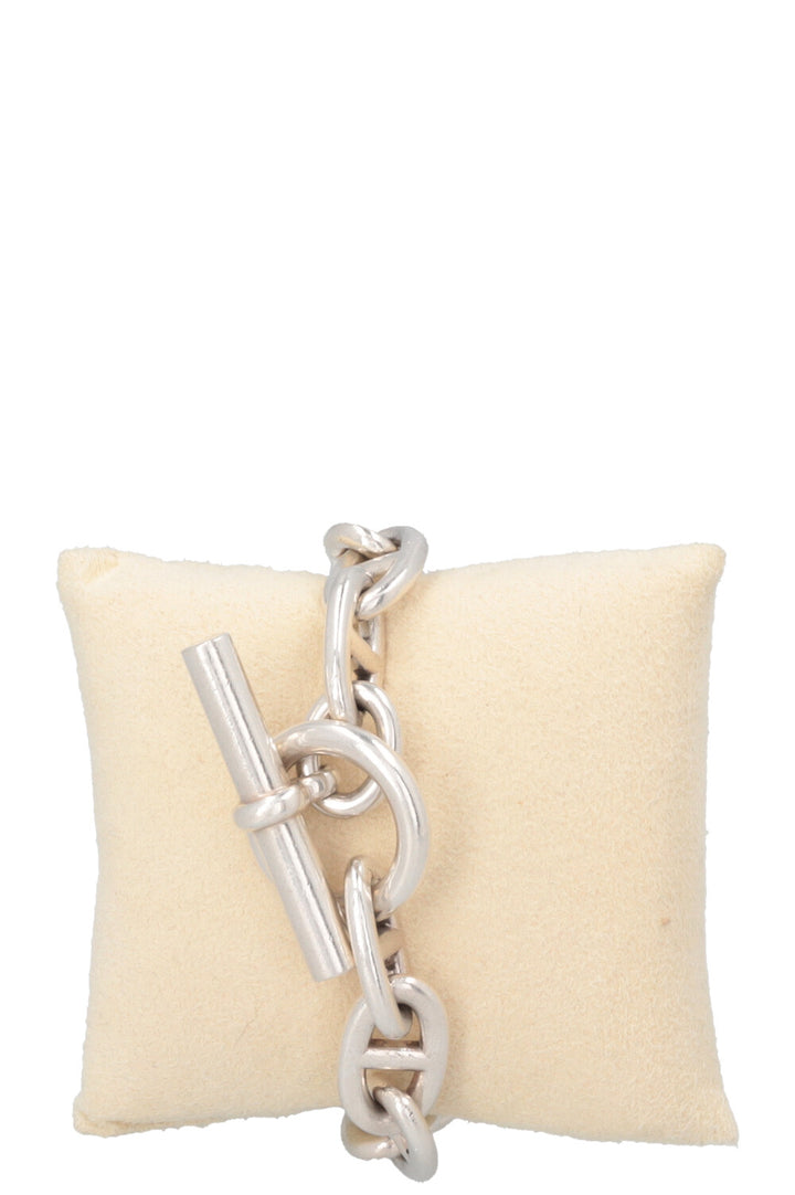HERMÈS Chaîne D'Ancre Bracelet Grand Modèle Argent