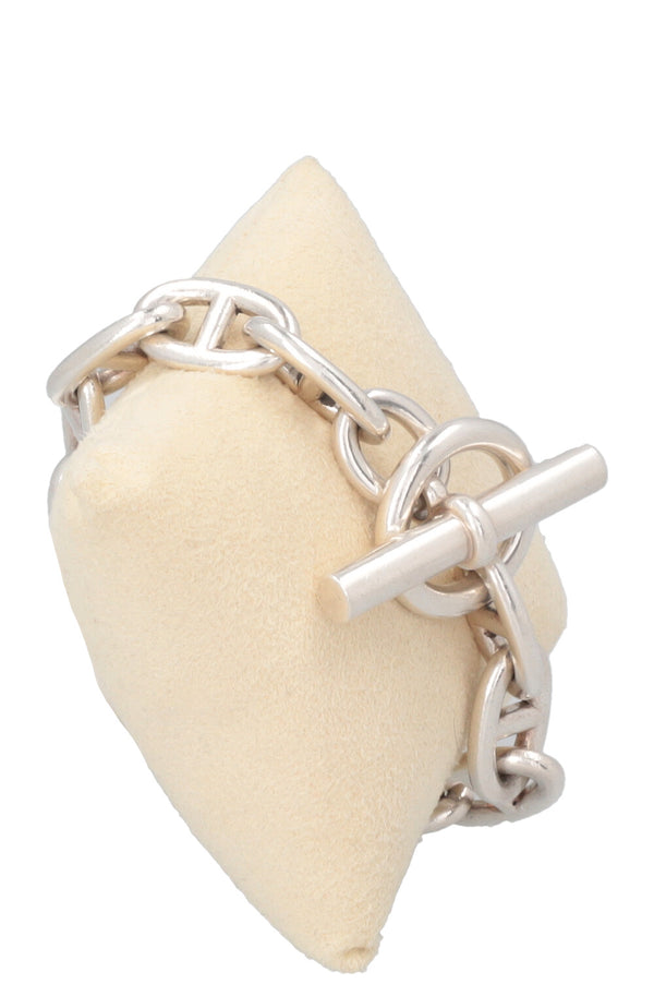 HERMÈS Chaîne D'Ancre Bracelet Grand Modèle Argent