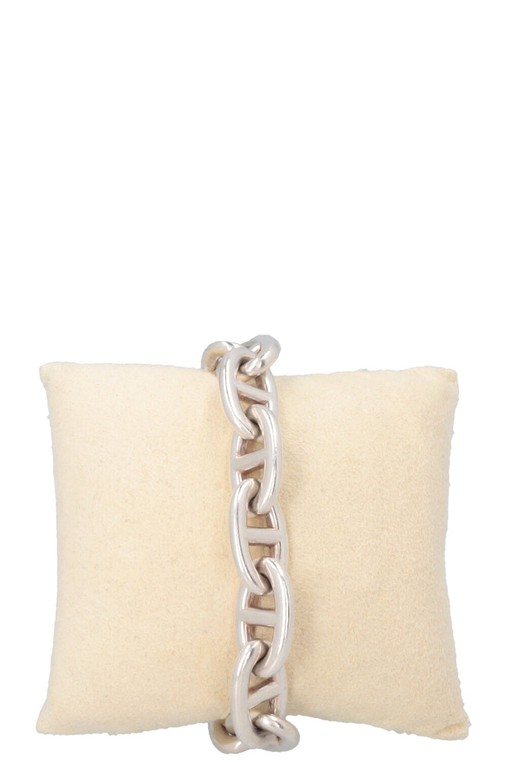 HERMÈS Chaîne D'Ancre Bracelet Grand Modèle Argent