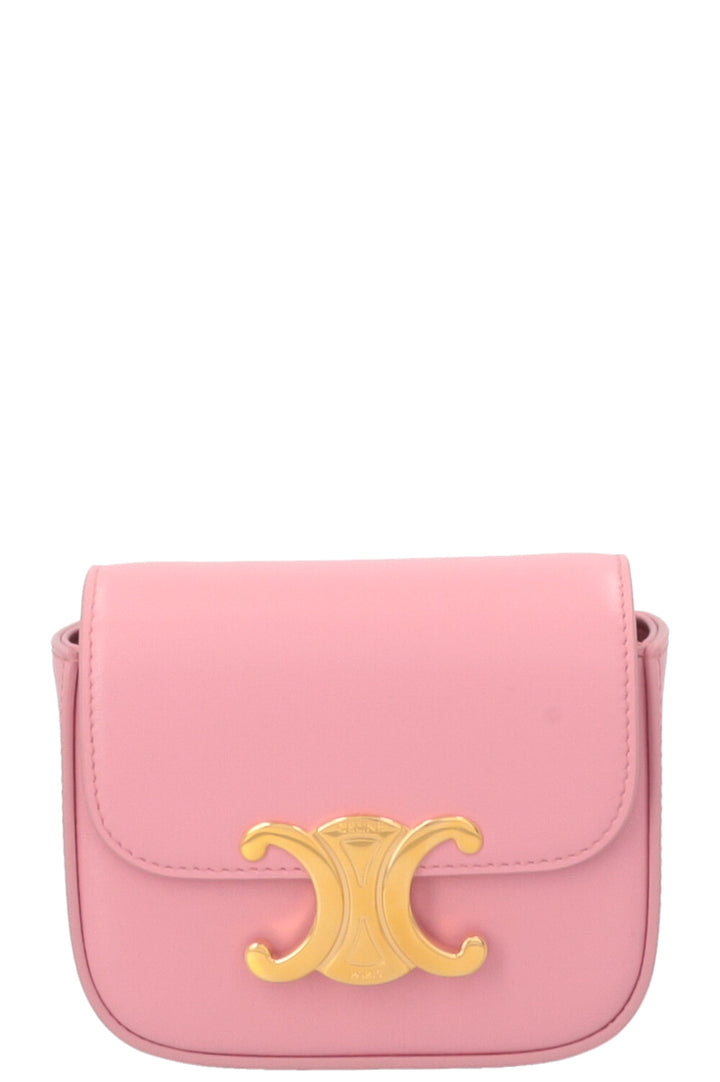 CELINE 2022 Mini Triomphe Bag Pink