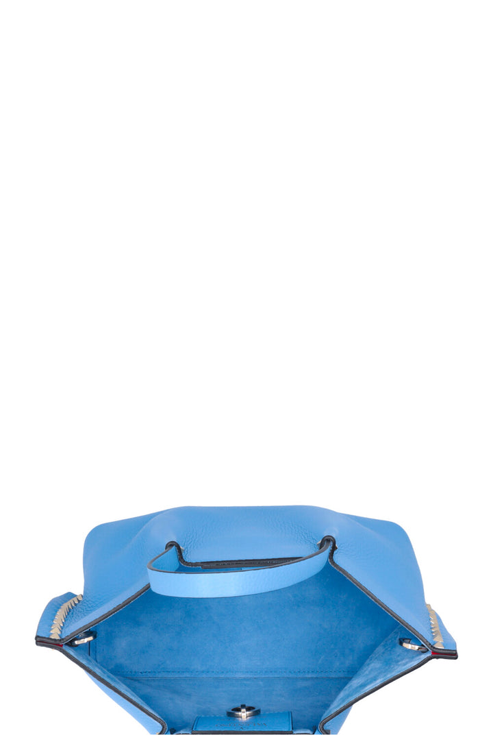 VALENTINO Small Rockstud Tote Bag Blue