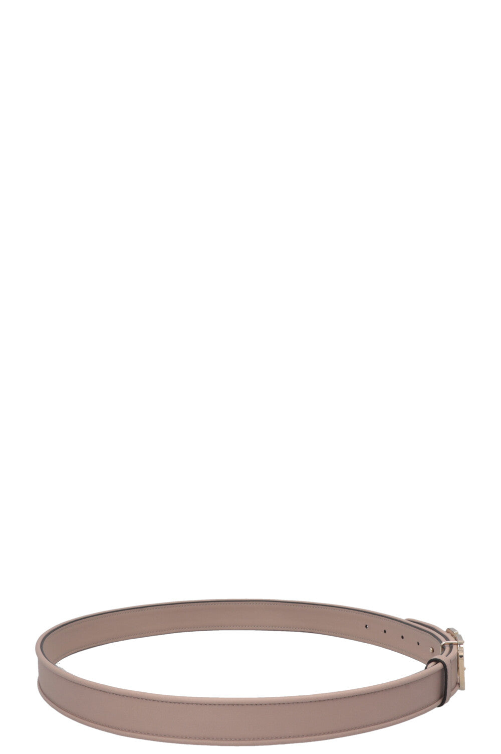 VALENTINO Studded VLogo Belt Nude