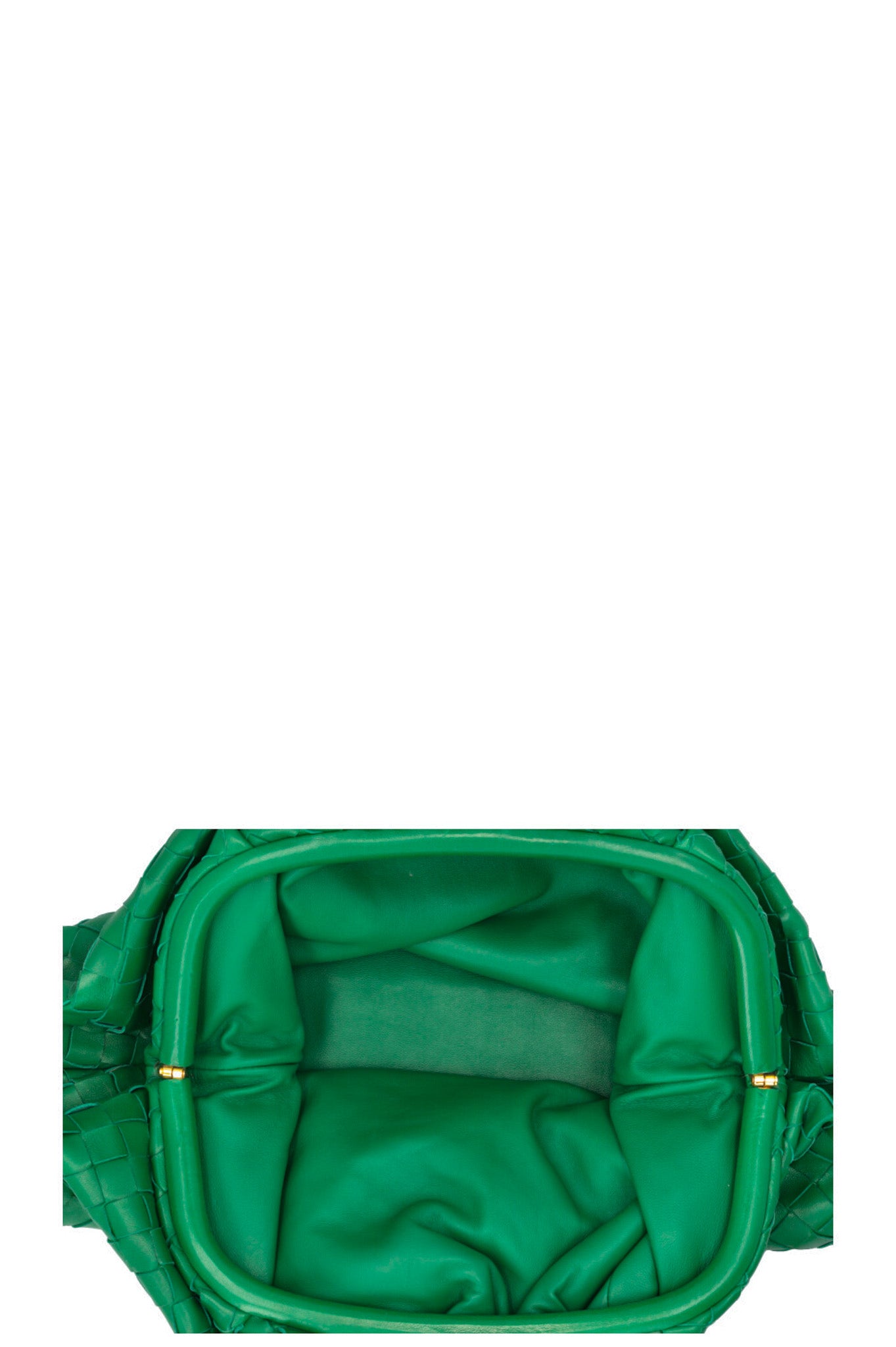 BOTTEGA VENETA エコバッグ グリーン BOTTEGA VENETA The Pouch Intrecciato Emerald Green – REAWAKE