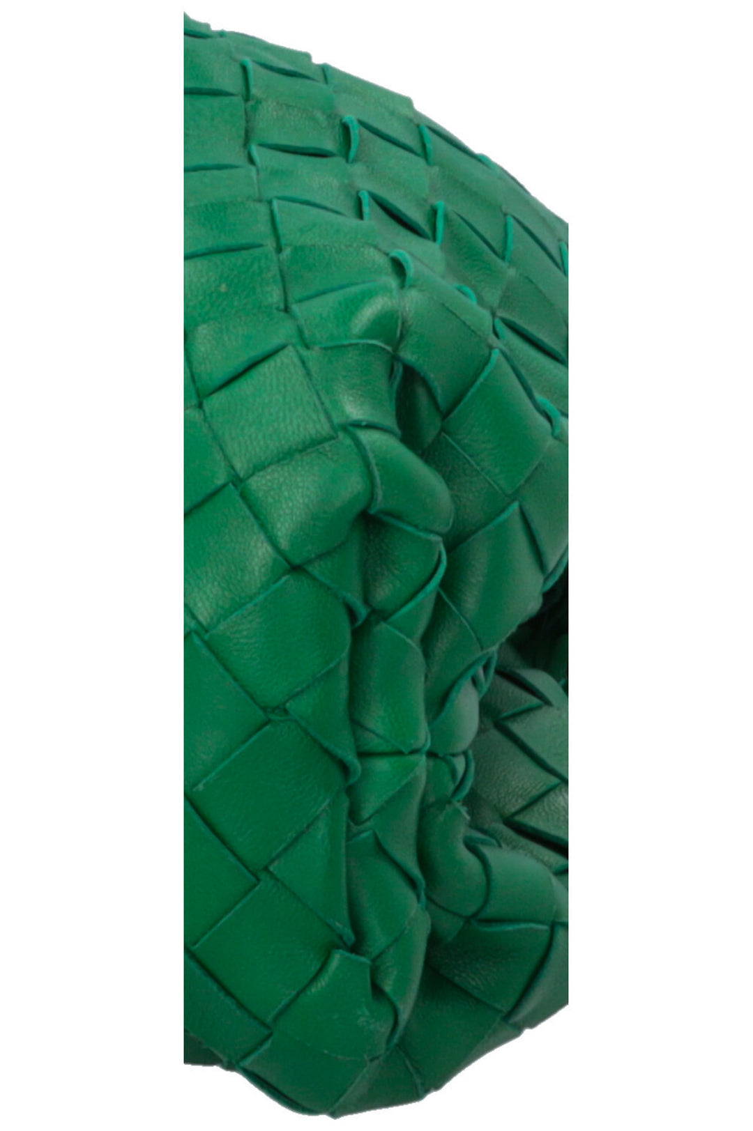 BOTTEGA VENETA The Pouch Intrecciato Emerald Green
