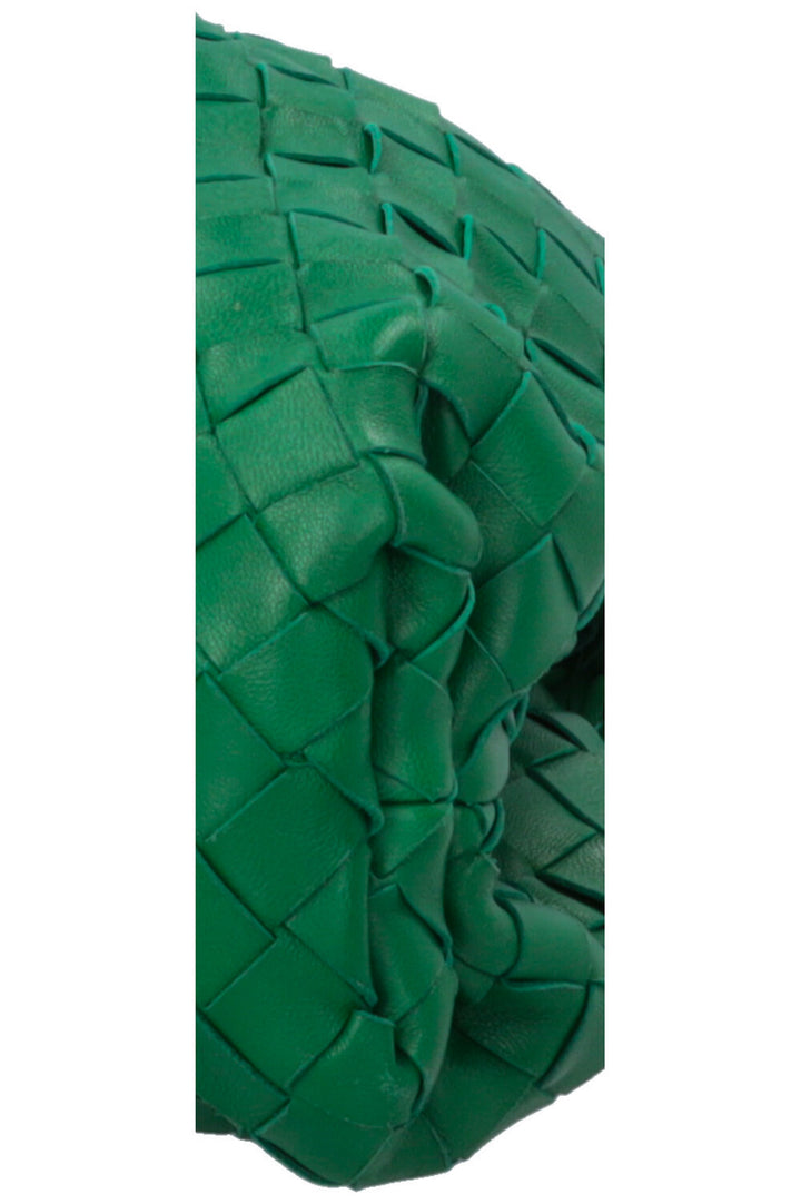 BOTTEGA VENETA The Pouch Intrecciato Emerald Green