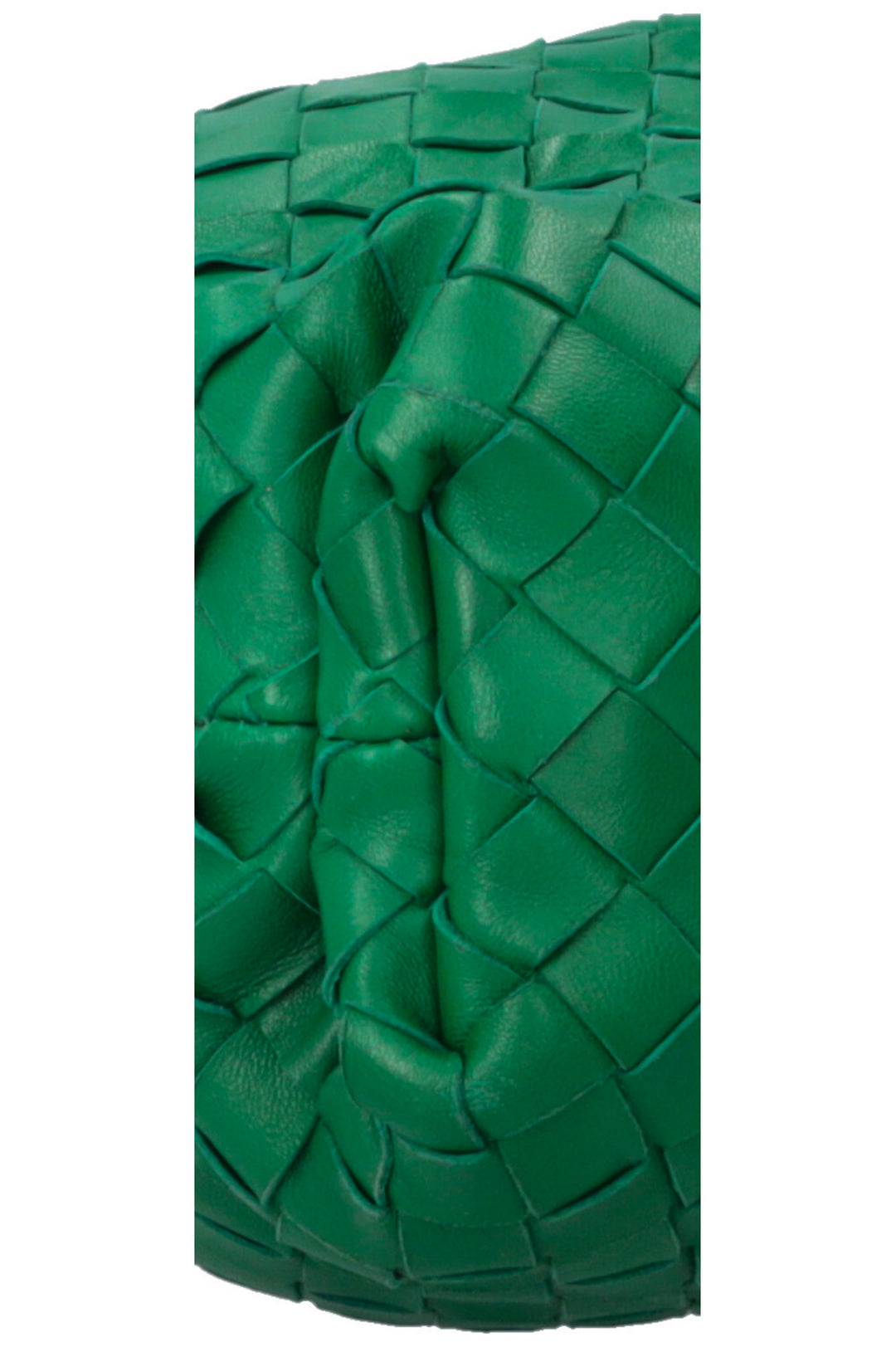 BOTTEGA VENETA The Pouch Intrecciato Emerald Green