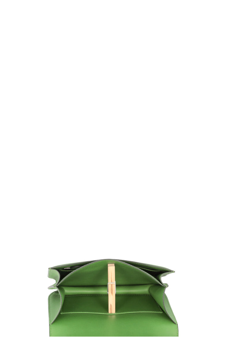 HERMÈS Mini Constance Epsom Vert Yucca