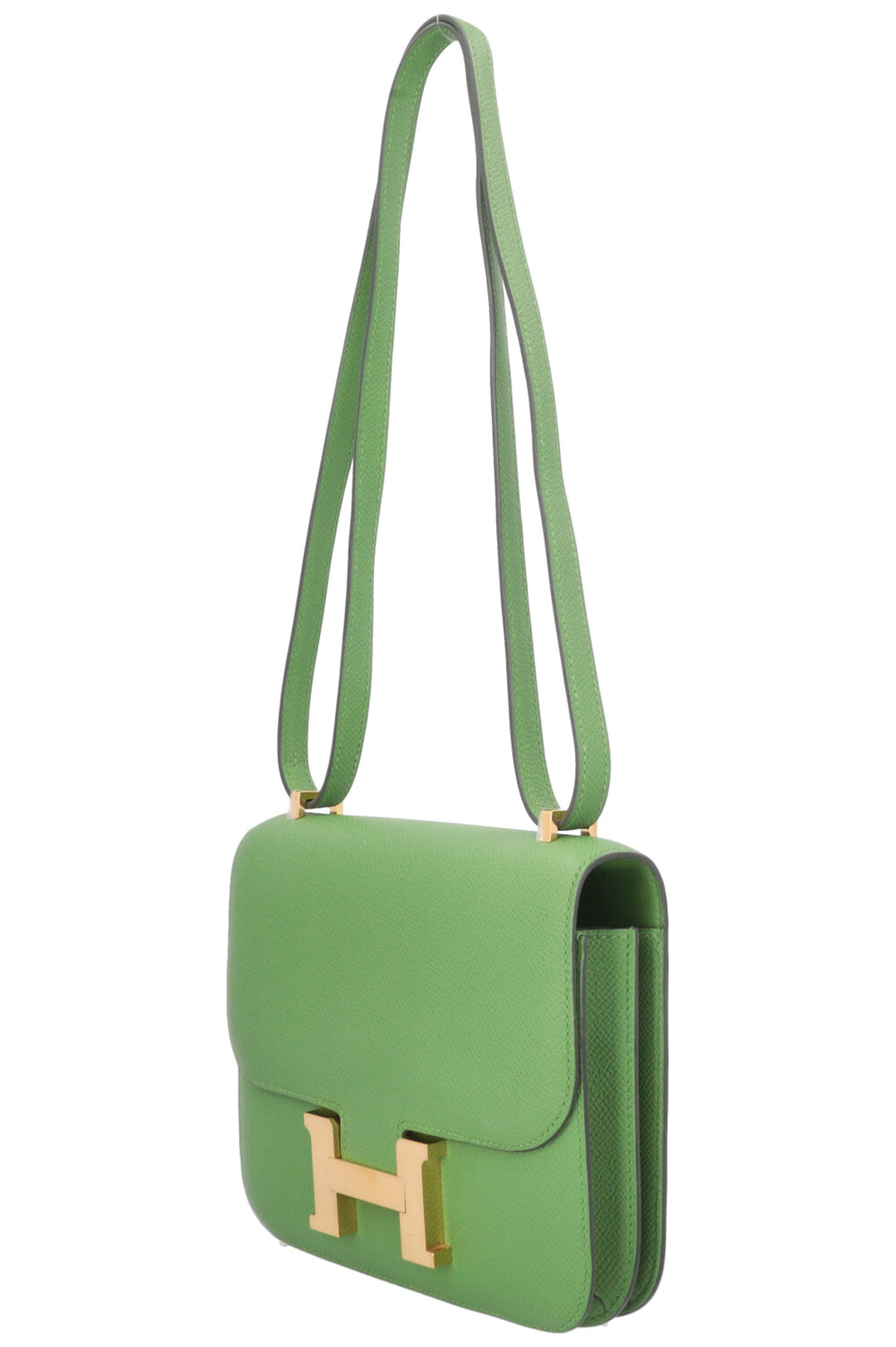 HERMÈS Mini Constance Epsom Vert Yucca