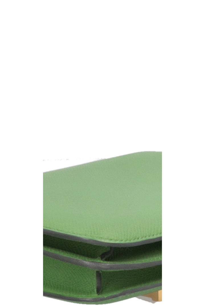 HERMÈS Mini Constance Epsom Vert Yucca